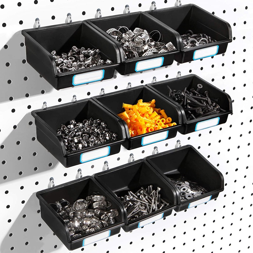 Workshop Tools Box - 1/6 set keranjang Pegboard dengan kait
