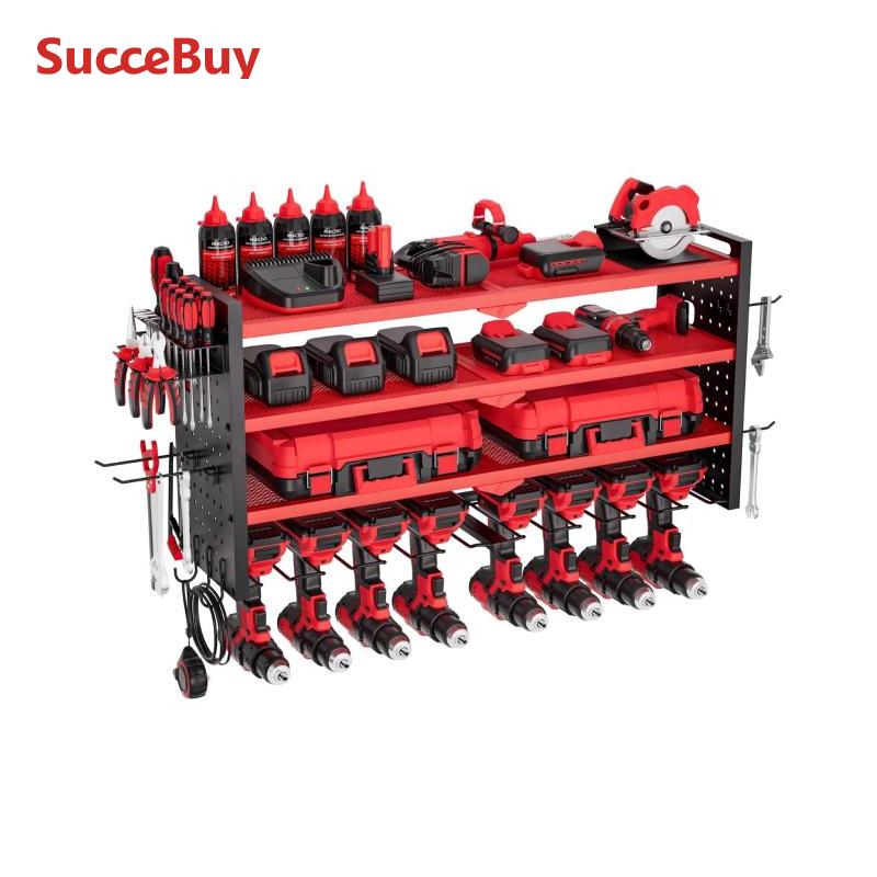 Workshop Electric Tools - Rak Organizer Perkakas Tangan 4 Lapis