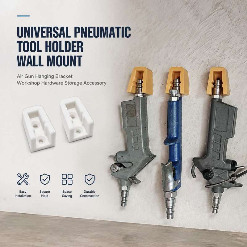 Workshop Tools Hanger - Braket Dinding Universal untuk Peralatan Pneumatik,