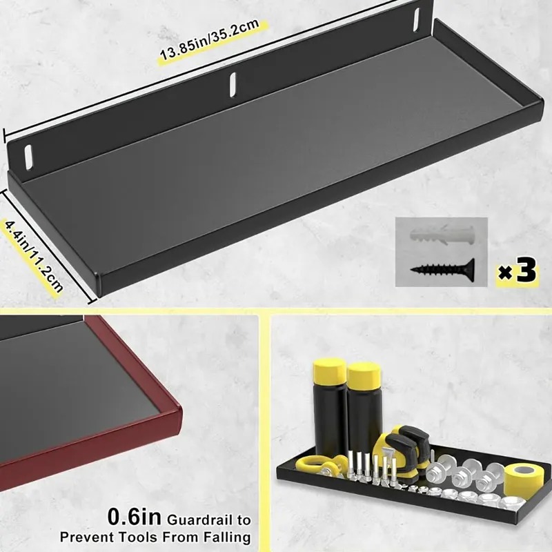 Workshop Tools Hammer - Rak Penyimpanan Alat Logam yang Dipasang