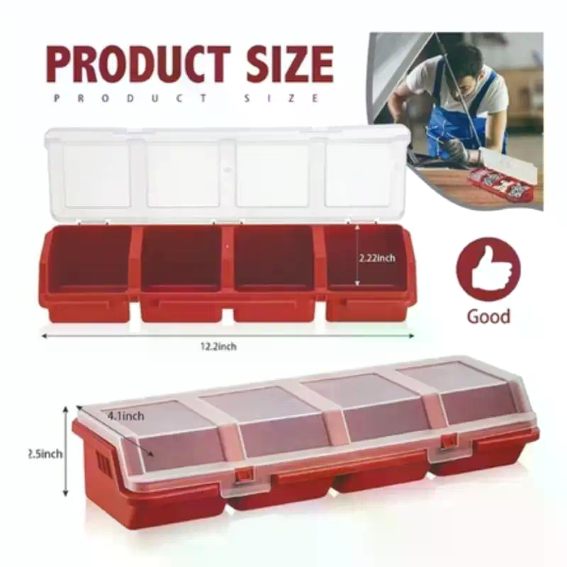 Kotak Organizer Sekrup Plastik - Workshop Tools Box ulasan dan harga