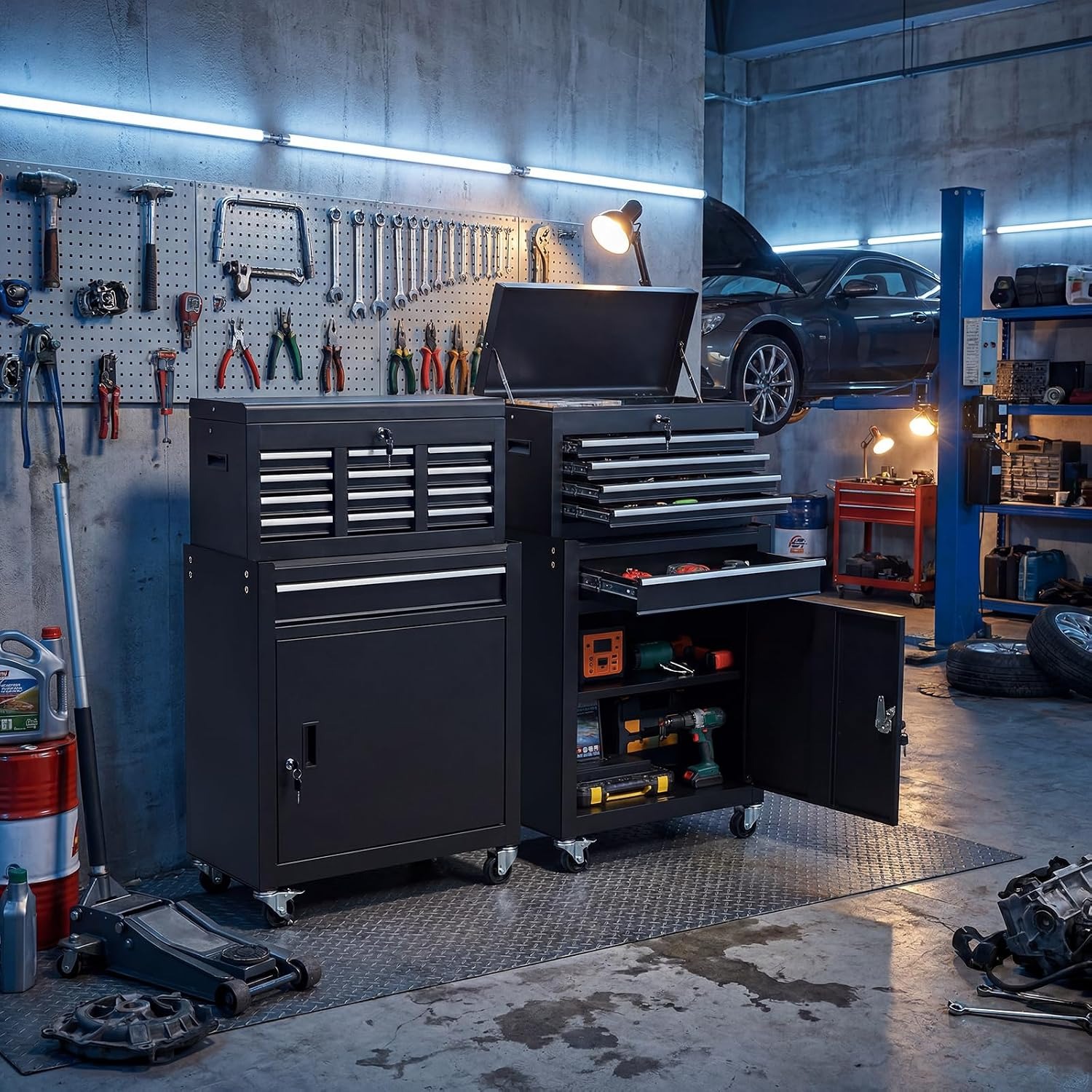 Kabinet Perkakas Beroda 5 Laci - Workshop Tools Box ulasan dan harga