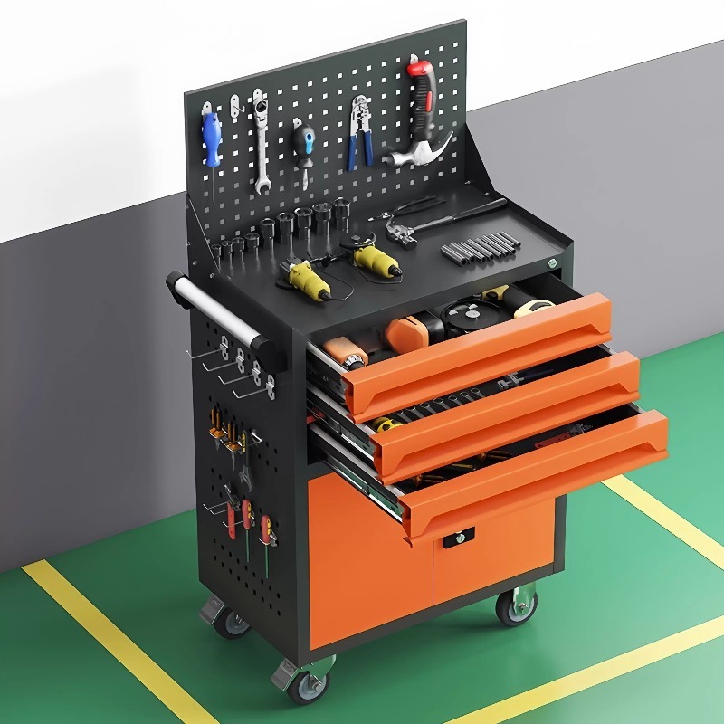 Troli perkakas reparasi otomot - Workshop Tools Box ulasan dan harga