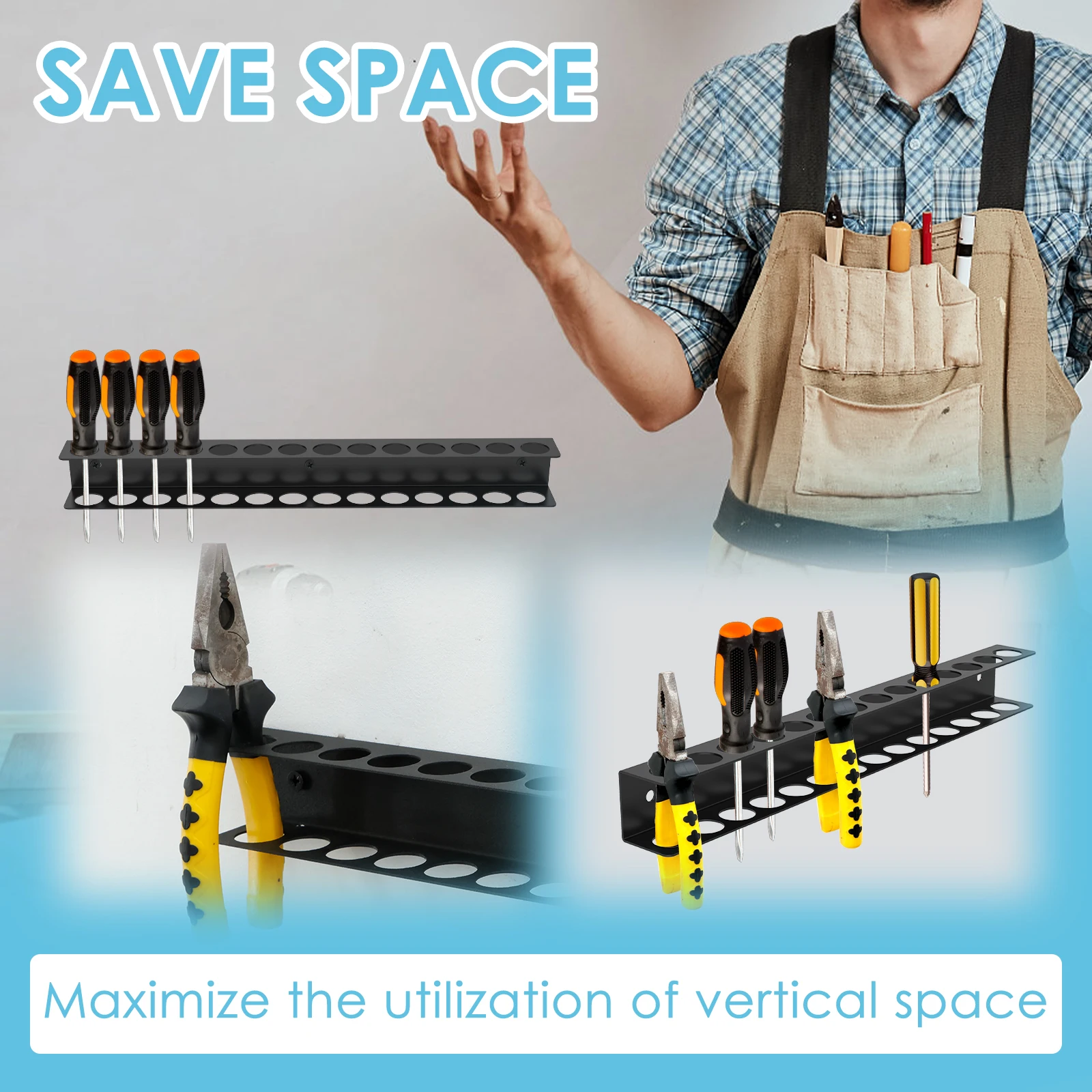 Rak Penyimpanan Obeng, Kunci,  - Workshop Tools Hanger ulasan dan harga
